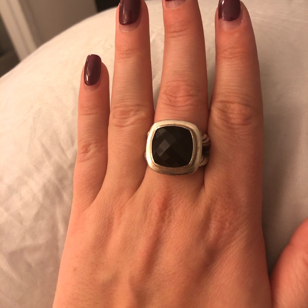 David Yurman 15mm Albion Black Onyx Cocktail Ring